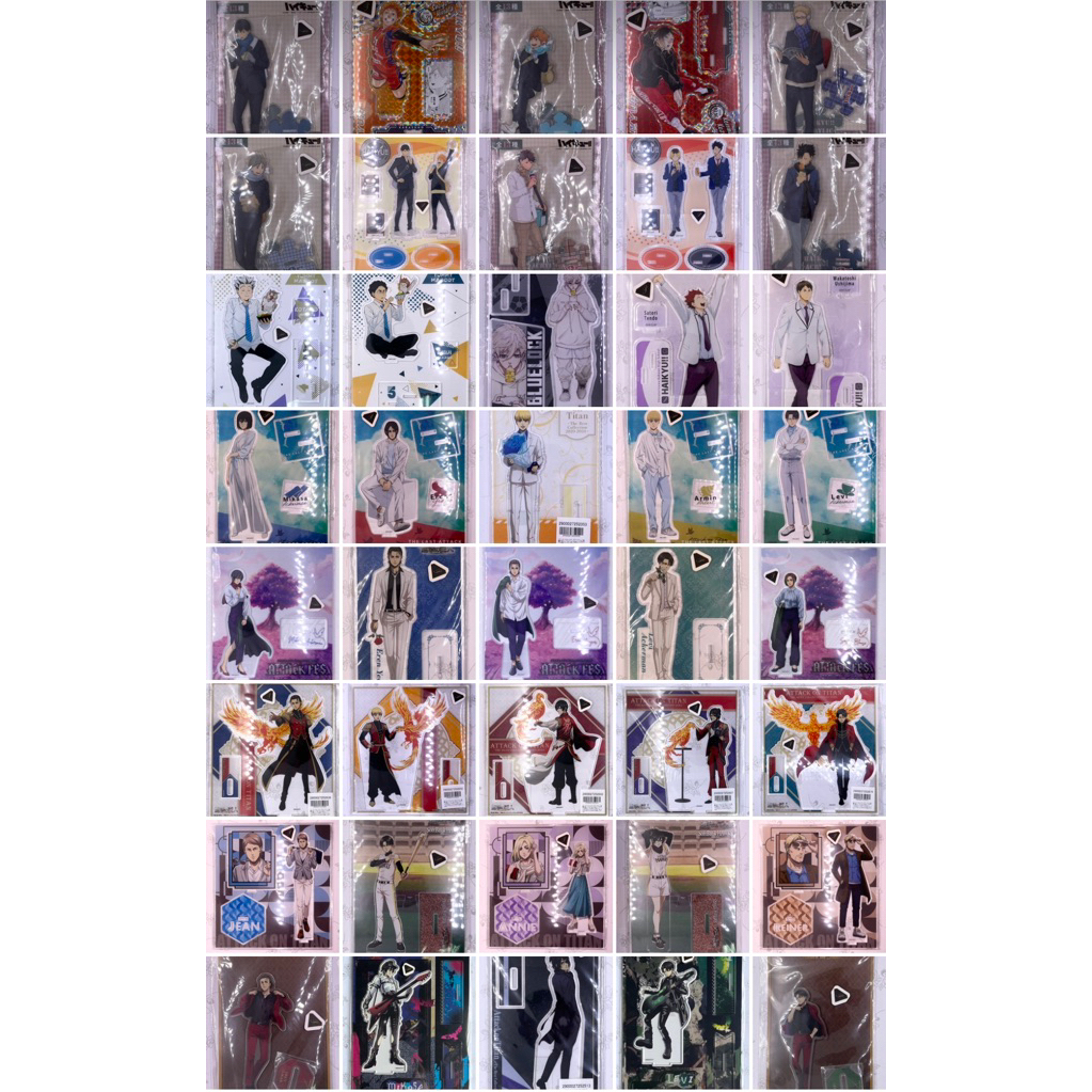 OtakuTPstore off official standee mô hình anime Attack on Titan Haikyuu BlueLock Eren Levi