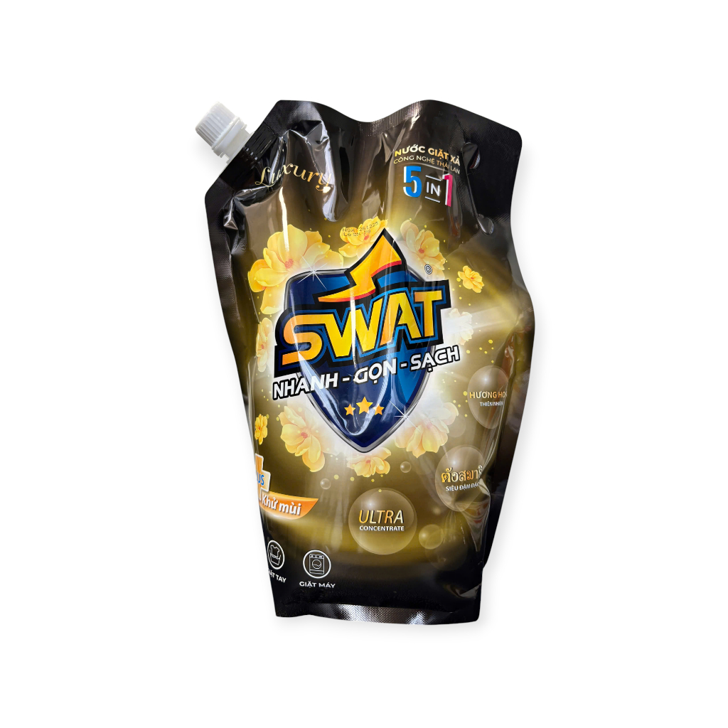 Nước giặt xả 5n1 Swat Luxury túi 2.2 kg
