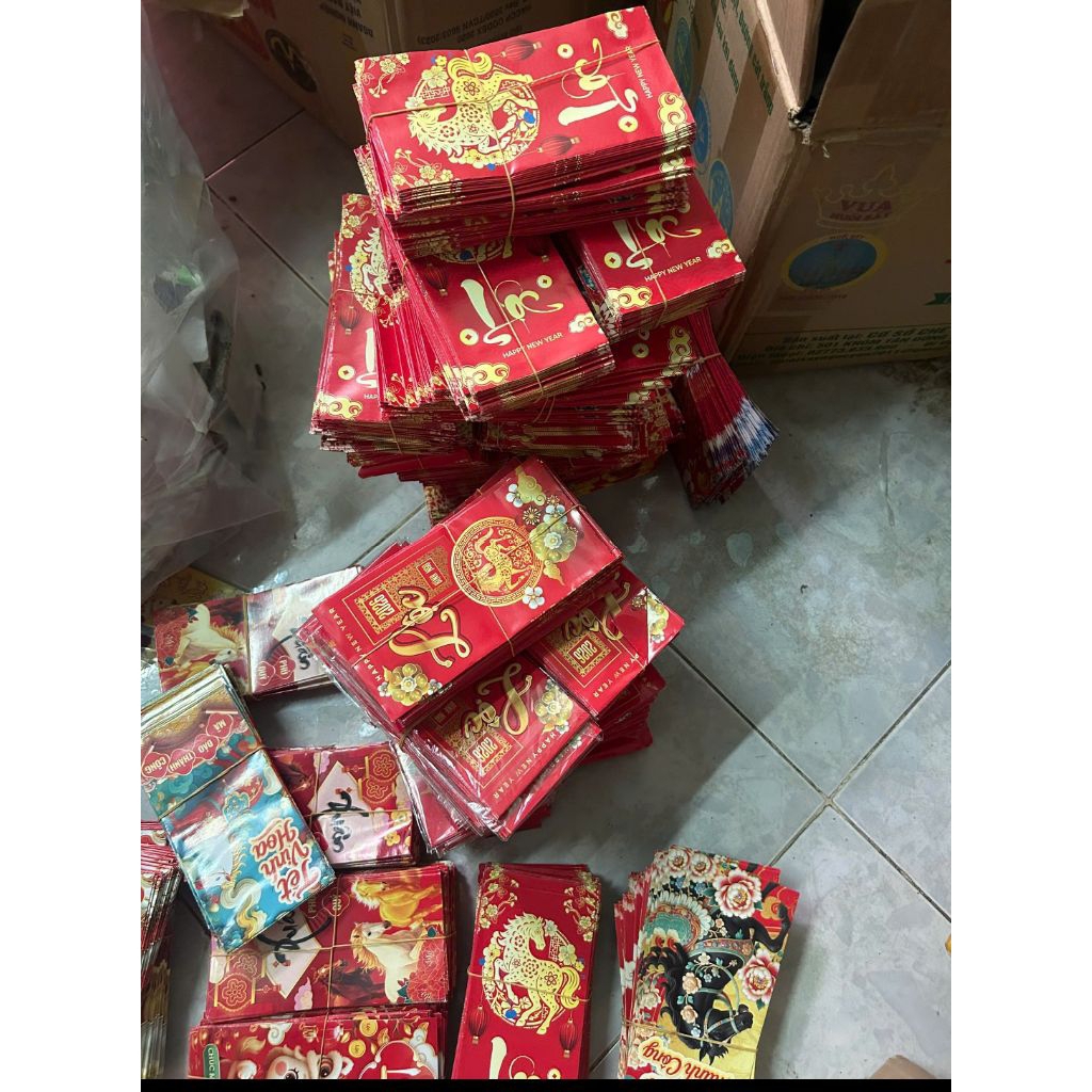 1000 bao lì xì tết 2026 tết Bính Ngọ tặng 100c ngẫu nhiên