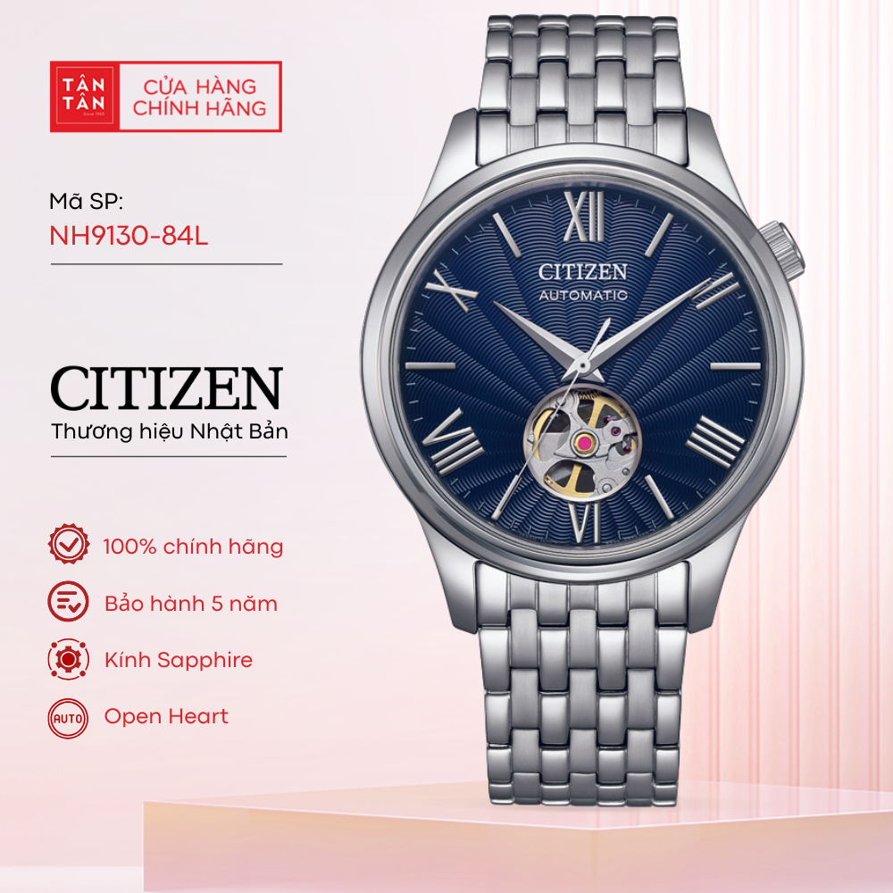 Đồng Hồ Nam Citizen Open Heart NH9130-84L Automatic 40mm - Đồng Hồ Tân Tân