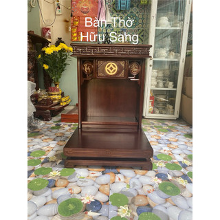 Bàn thờ ông địa thần tài gỗ thông nhập khẩu