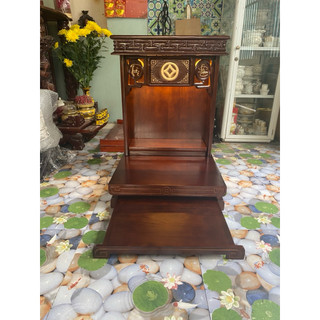 Bàn thờ ông địa thần tài gỗ thông nhập khẩu