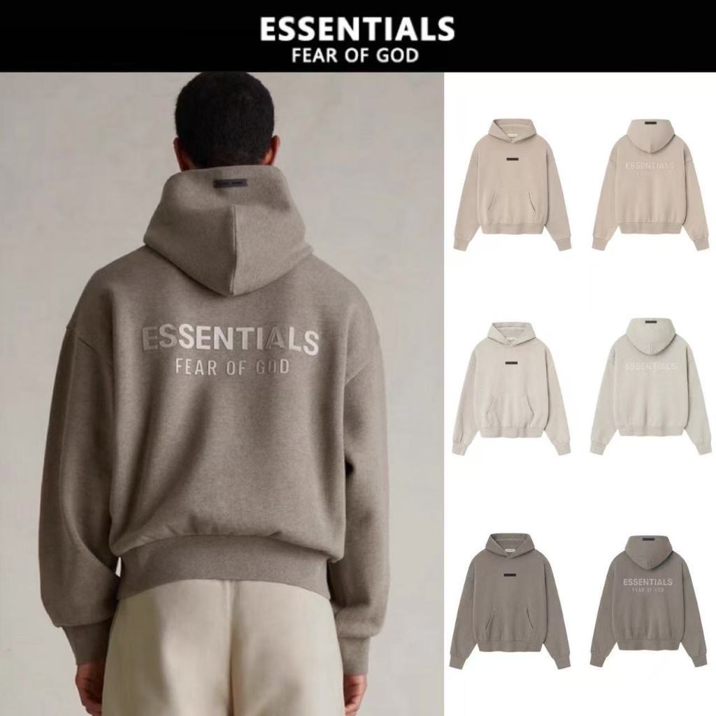 Áo hoodie Fear of God Essentials Classic Fleece Hoodie (SS25) Homestead Heather
