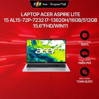 [Chỉ GH tận nơi] Laptop Acer Aspire Lite 15 AL15-72P-7232 i7-13620H/16GB/512GB/15.6"FHD/Win11