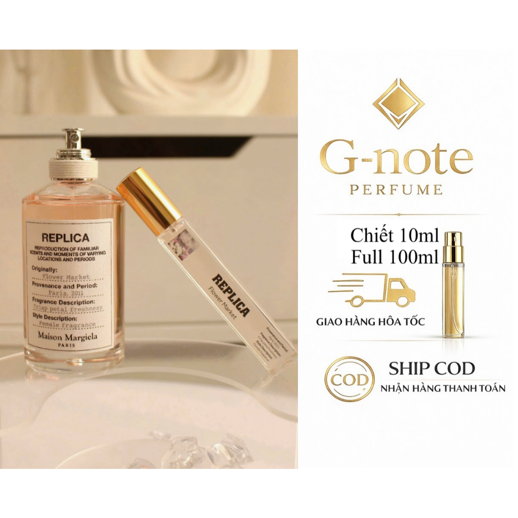 CHIẾT 10ML - MAISON MARGIELA REPLICA FLOWER MARKET - CHUẨN AUTH