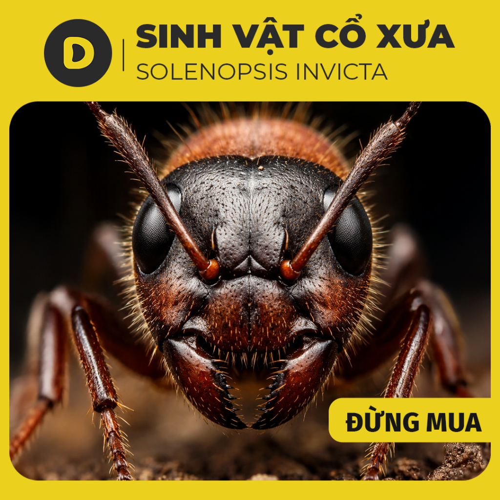 SINH VẬT CỔ XỬA - Solenopsis invicta