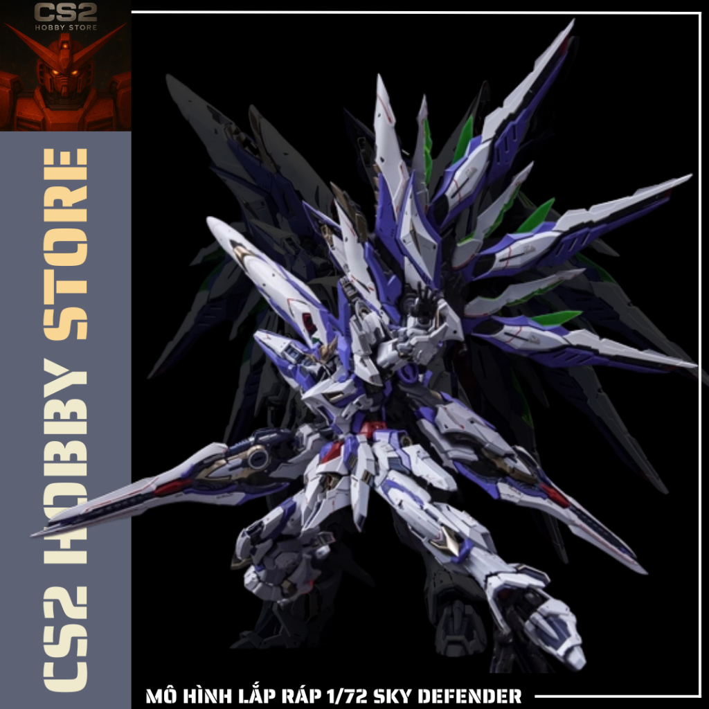 ( Sẵn Hàng ) Mô Hình Lắp Ráp 1/72 Sky Defender