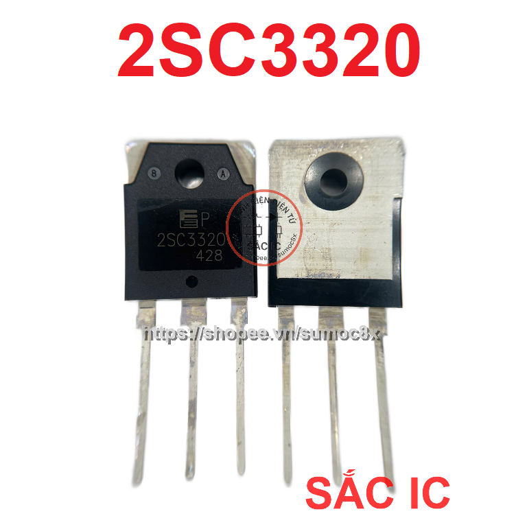 Linh kiện bán dẫn 2SC3320 3320 Transistor ngược 500V 15A thường gặp trên bộ nguồn atx