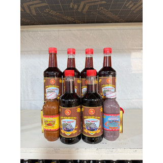 Combo tiết kiệm 6 chai cá nục 500ml 30N tặng kèm 300g mắm tôm và 300g mắm tép sơn thuyết ba làng