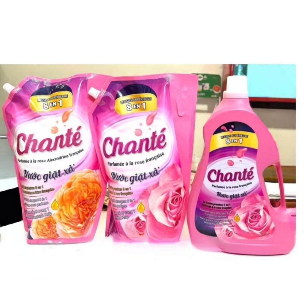 Nước Giặt Chante 8 trong 1 lưu hương thơm ngát