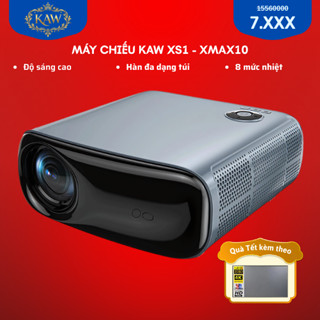Máy Chiếu 4K Androi KAW XMAX10-XS1,Chiếu Siêu Nét,Độ Sáng Cực Cao,Xem Phim Giải Trí,Dạy Học,Bóng Đá