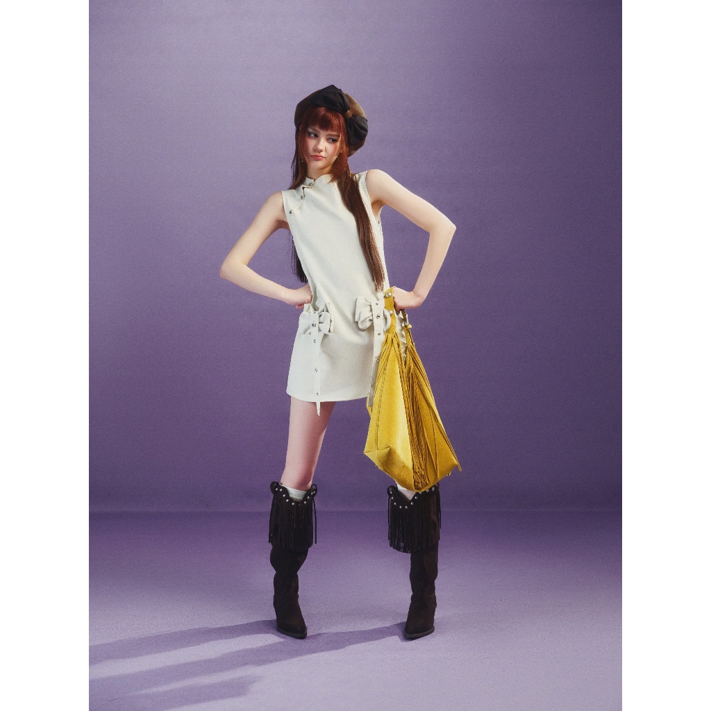 Alora Dress - Remmus | Đầm kaki suông form chữ A - BST DOLLY HOUSE