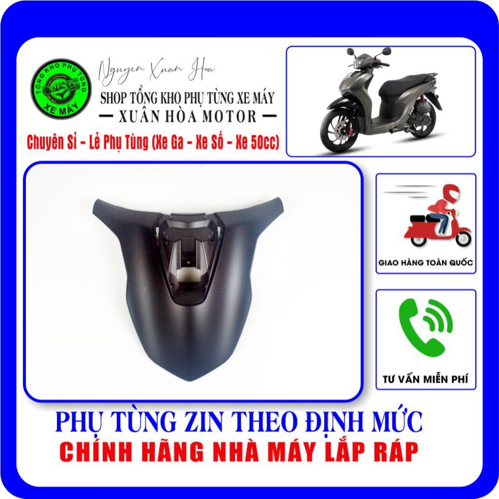 Cà vạt/ Mặt nạ VELIA 50cc/ VELIA ESPERO 50cc (Chất liệu nhựa ABS cao cấp, chính hãng nhà máy lắp ráp