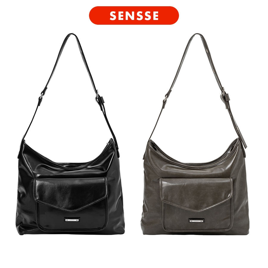 Túi Xách Hobo Đeo Vai Da PU Khoá Kéo Kim Loại Sensse Dây Đeo Tuỳ Chỉnh / Đeo Chéo - MERCURY HOBO BAG