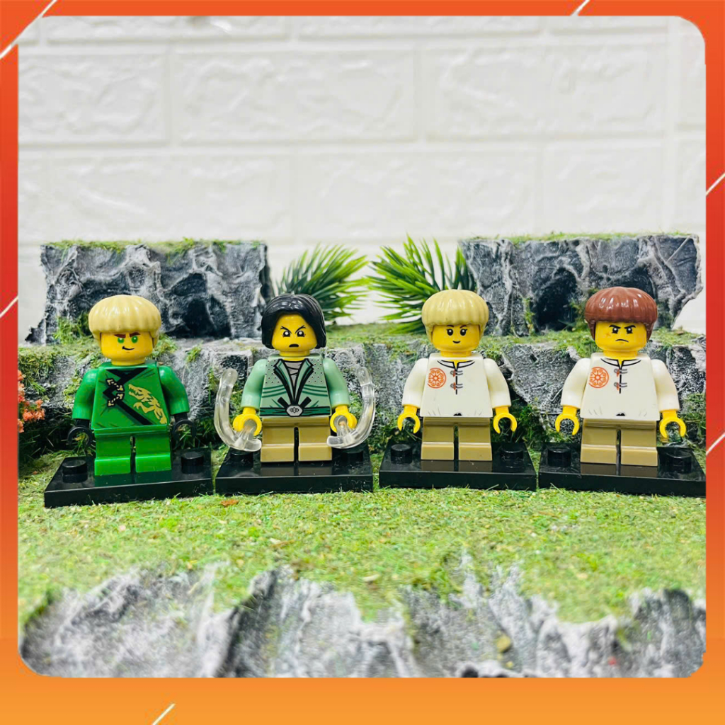 Đồ Chơi Sưu Tầm Mô Hình Nhân Vật NINJA Minifigures Garmadon , Wu , Lloyd ,Morro Kid New Seal