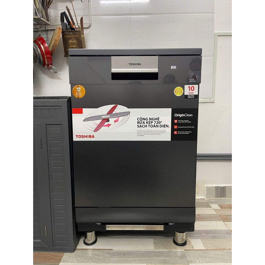 Máy rửa bát 15 Bộ Toshiba DW-15F7(G)-VN