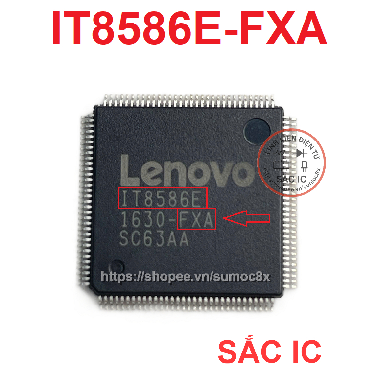 [NT11] IT8586E 8586 ic quản lý nguồn trên bo mạch - Mới nguyên bản - Original NEW ( Cần nạp EC chụp 