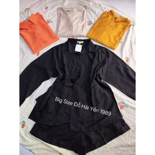 Sét Sơ Mi Đũi linen Big Size (55kg đến 100kg)