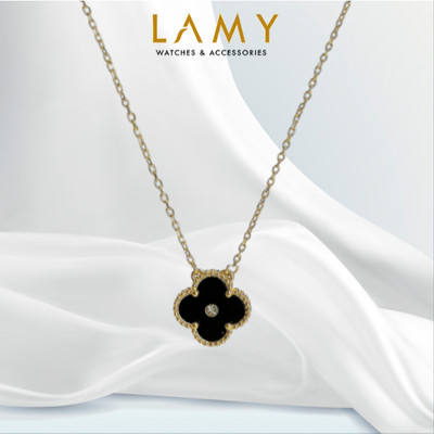 Dây chuyền nữ LAMY Lucky Stone Clover Necklace Gold 6408