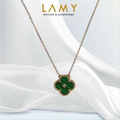 Dây chuyền nữ LAMY Lucky Stone Clover Necklace Gold 6408