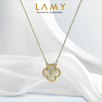 Dây chuyền nữ LAMY Lucky Stone Clover Necklace Gold 6408