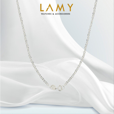 Dây chuyền bạc LAMY Octagonal Snake Necklace Silver 6271SV - Dây chuyền nữ bạc Ý 925