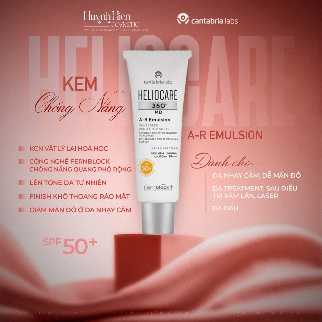 Kem Chống Nắng Heliocare 360 MD A-R Emulsion SPF 50+ 50ml [MẪU MỚI]