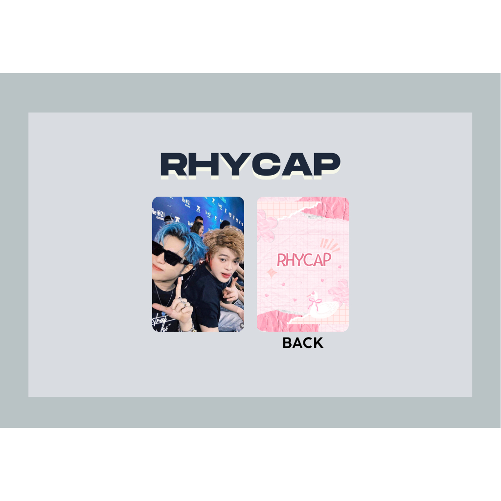 set 10 card bo góc chất lượng cao OTP Rhycap couple Rhyder Captain Boy- Anh trai say hi