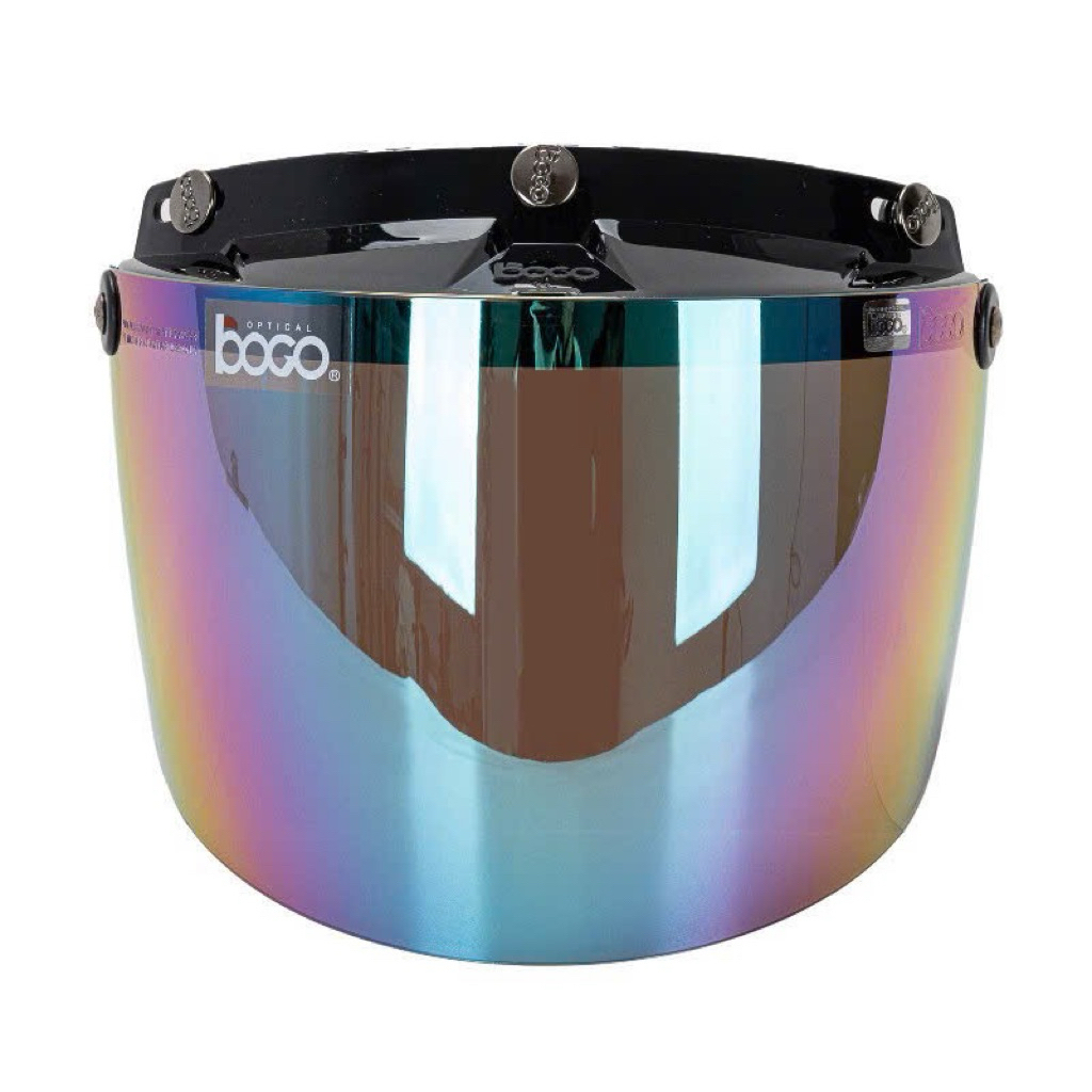 [Top Value] Kính bogo gắn mũ bảo hiểm 1/2 và 3/4 chắn gió bụi, nhìn rõ sáng không đau mắt