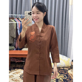Bà Lai Vân Mây Nhẫn # Đồ Lam Đi Chùa