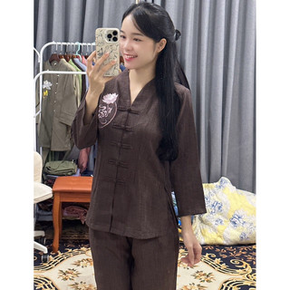 Bà Lai Vân Mây Nhẫn # Đồ Lam Đi Chùa