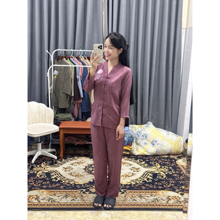 Bà Lai Vân Mây Nhẫn # Đồ Lam Đi Chùa