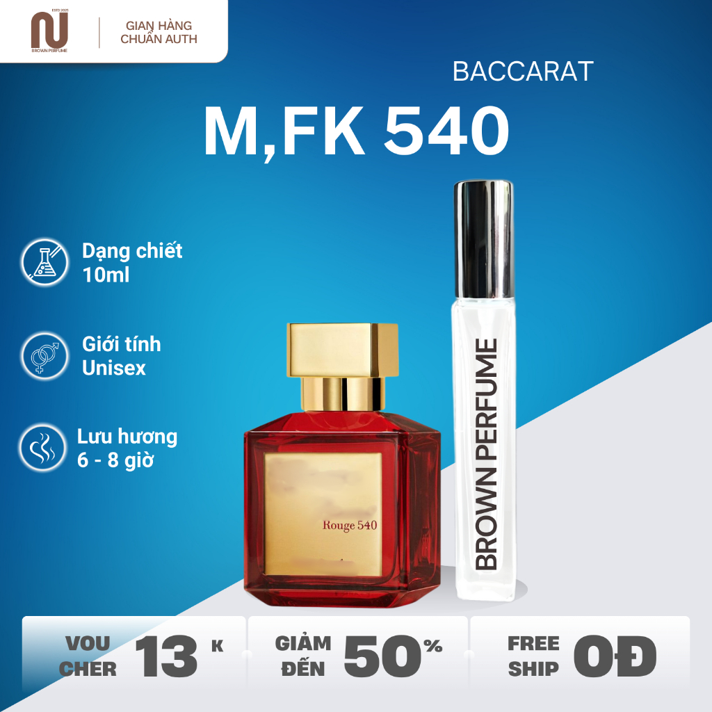 [ Dupe_Auth ] Nước Hoa Unisex MFKK540.TN12 mang phong cách Sang trọng, Tinh tế & Cuốn hút