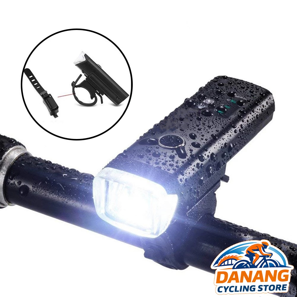 Đèn Xe Đạp Cảm Biến Thông Minh HJ-047 – Đèn Chiếu Sáng Trước