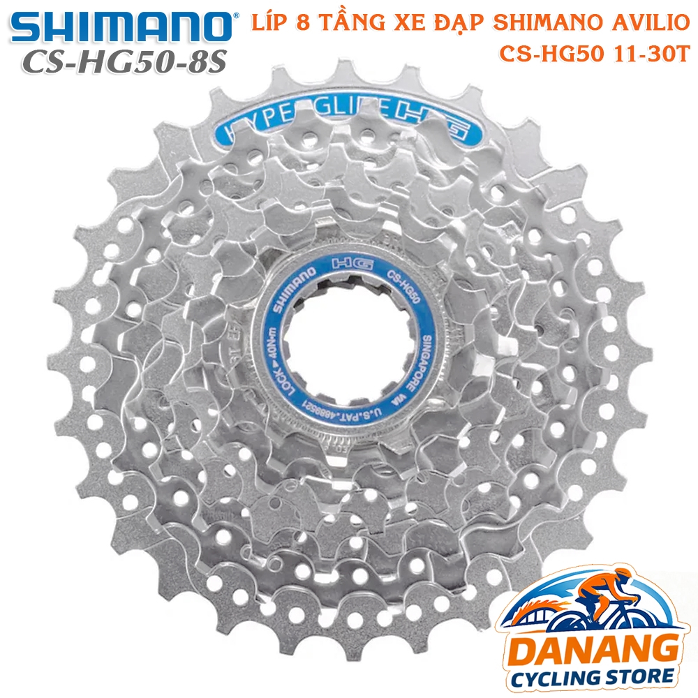 Líp Thả 8 Tầng (Cassette) Xe Đạp SHIMANO Alivio CS HG50 11-30T –  Chính Hãng, Không Hộp