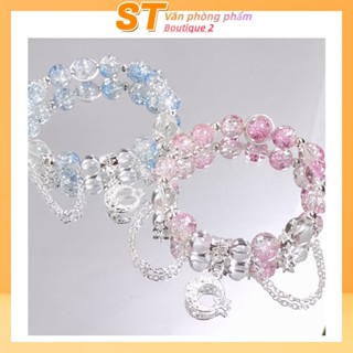 Vòng tay phong cách rừng - Mặt trăng pha lê dành cho nữ sinh, dễ phối đồ, làm quà tặng bạn thân hoặc tặng các bạn gái