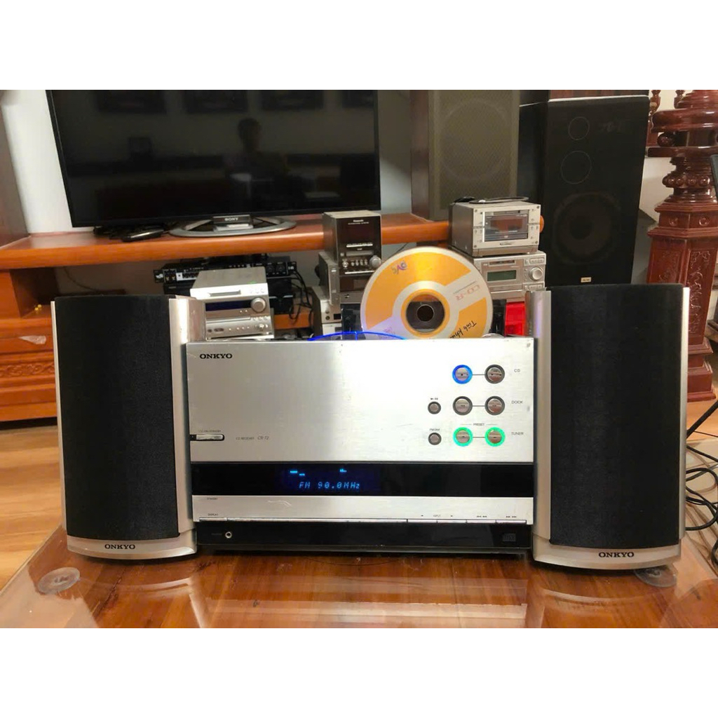 Khiển học dàn ONKYO CR T1, T1X, T2, T2X có Bass, treble sử dụng ngay.