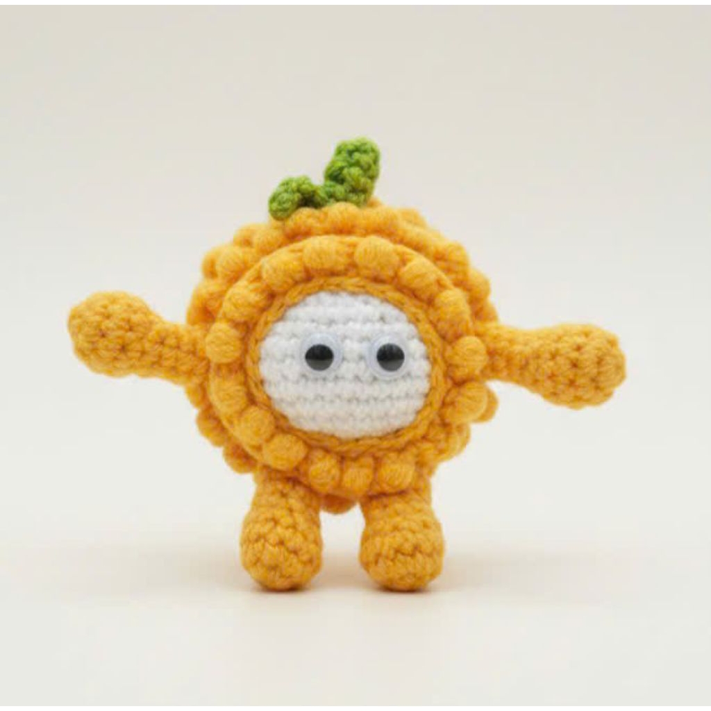 Móc khóa len Eggy/ sầu riêng