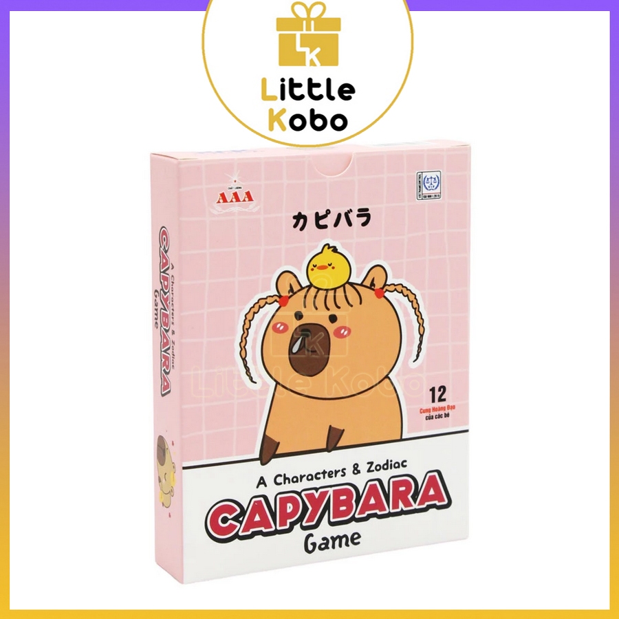 [LHT] Boardgame Capybara 12 Cung Hoàng Đạo Characters & Zodiac Đồ Chơi Trẻ Em Thẻ Bài Card Game