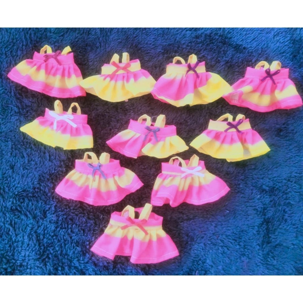 mẫu váy xinh yêu cho doll 5in