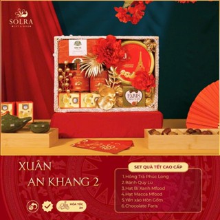 Hộp Quà Tặng 2026 Solragift 10 Món “Lộc Xuân Thịnh Vượng” - Set Quà Sang Trọng Để Biếu Tặng Gia Đình