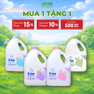 [MUA 1 TẶNG 1] Nước Giặt Dnee Chính Hãng Dung Tích 3000ML, Nước Giặt Thái Thơm Dịu An Toàn (Chuẩn Thái)