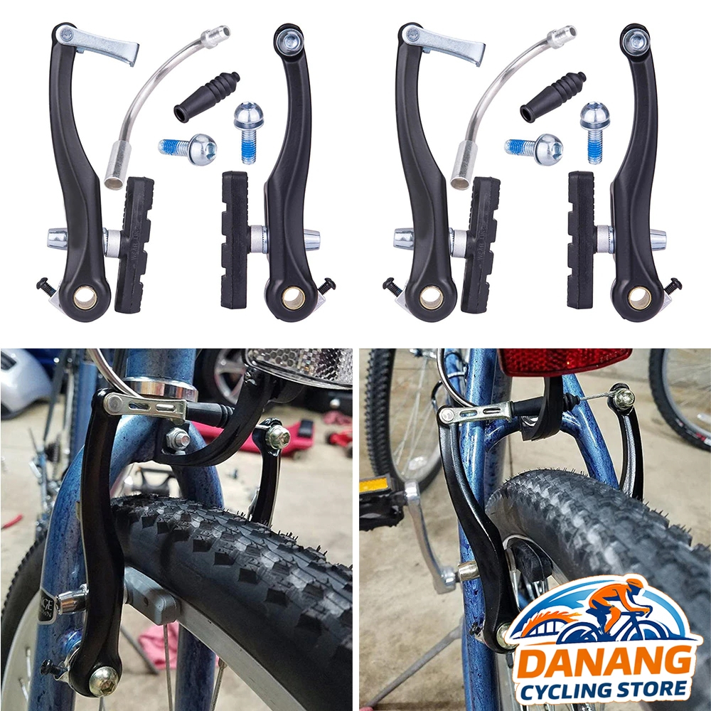 Bộ Phanh V Nhôm Xe Đạp MTB / Touring – Trước Sau