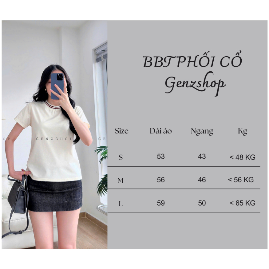 ÁO THUN CỔ PHỐI FORM BABYTEE TRƠN  DỄ THƯƠNG ĐƠN GIẢN GENZBBT26 | BigBuy360 - bigbuy360.vn