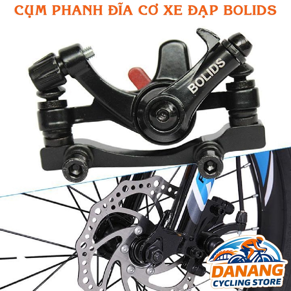 Cụm phanh thắng đĩa cơ xe đạp BOLIDS BB8