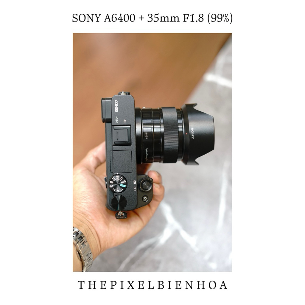 📸 SONY A6400 + Lens SEL 35mm F1.8 (99%)
