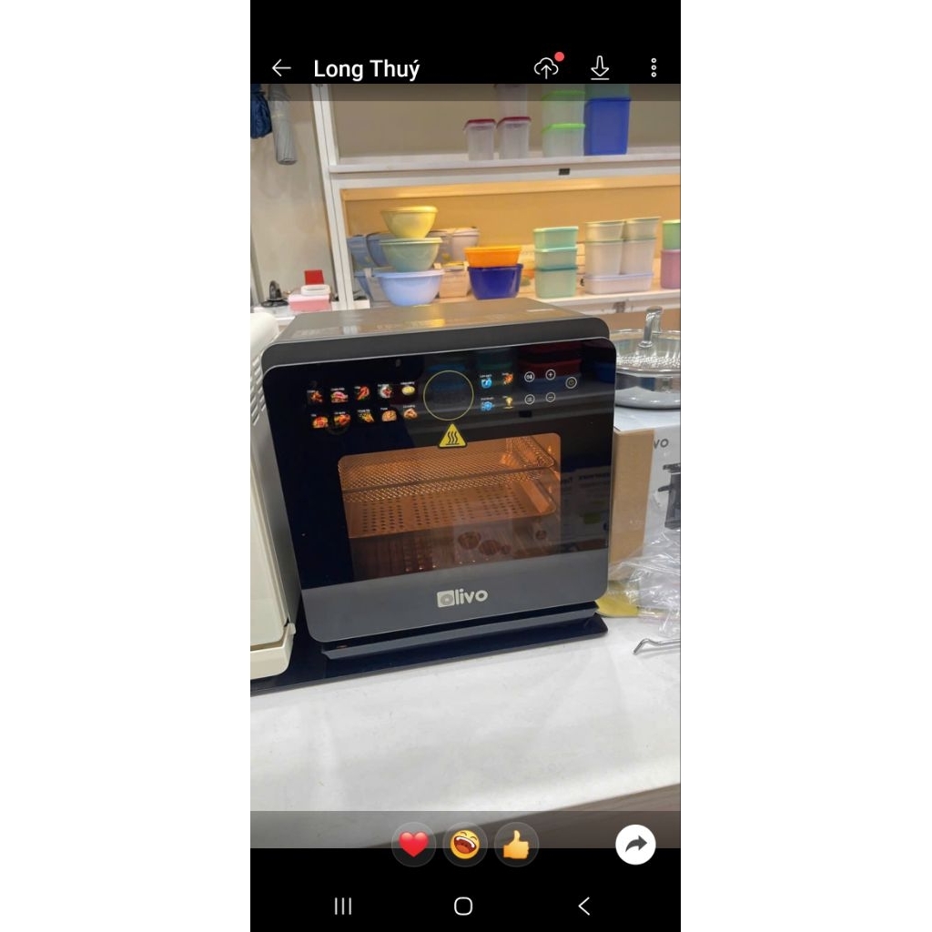 nồi chiên hơi nước olivo