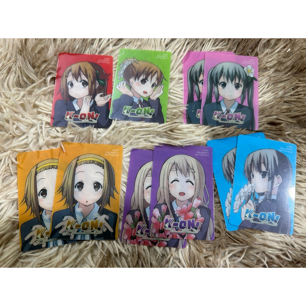 Phụ kiện - Card K-ON như ảnh, lẻ tuỳ chọn set