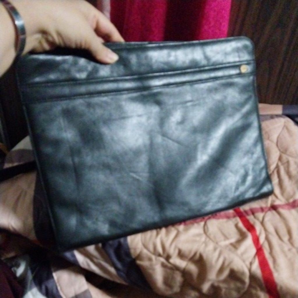 clutch A4 nam nữ da thật hịu Esquire si NHÂT