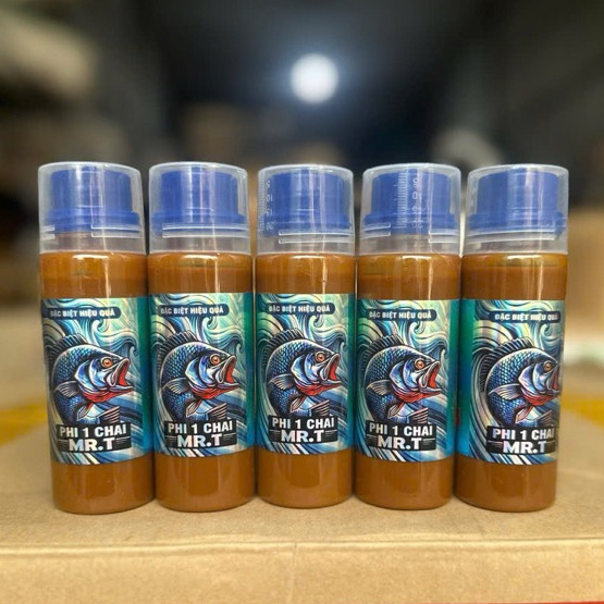 { Mr.T} Phi 1 chai - mồi câu cá rô phi siêu nhạy - chai chiết từ combo rô phi Mrt